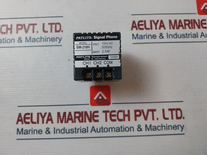 Patlite Bm-210H Electronic Sound Alarm Signal Phone
