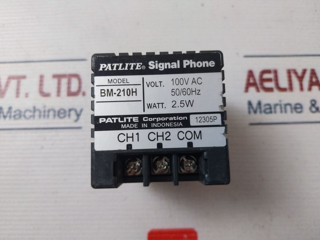 Patlite Bm-210H Electronic Sound Alarm Signal Phone