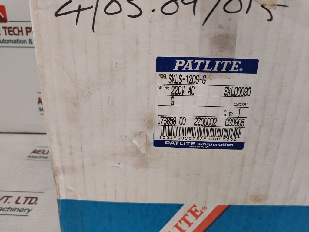 Patlite Skls-120S-g Rotating Indicator Light