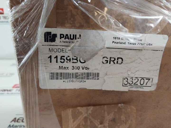 Pauluhn Electric 1159Bgrngrd Aircraft Warning Light Max 100W Type A21