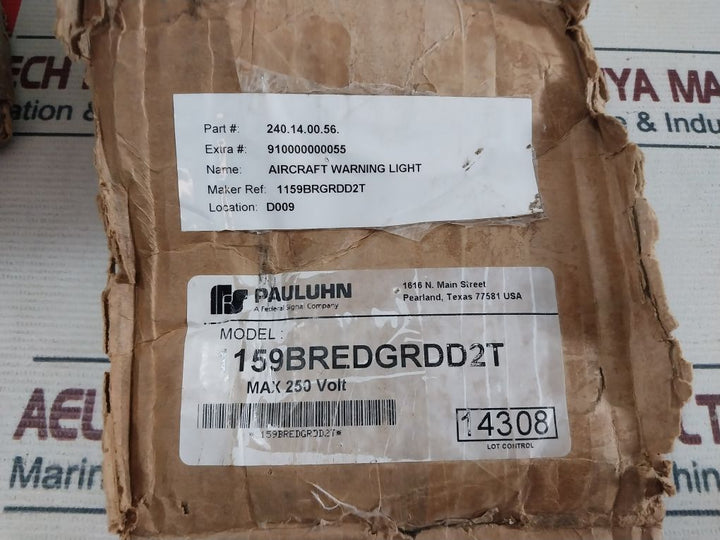 Pauluhn Electric 1159Bredgrdd2T Aircraft Warning Light Set 240.14.00.56