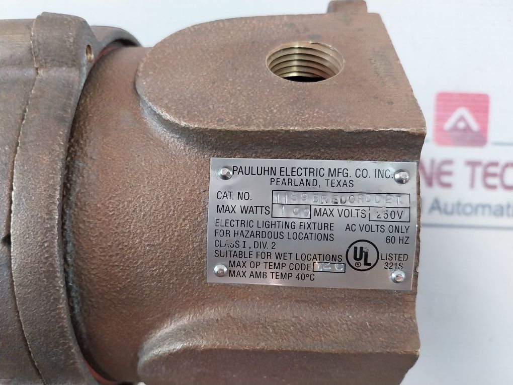 Pauluhn Electric 1159Bredgrdd2T Aircraft Warning Light 250V 60Hz