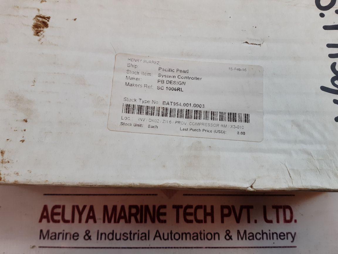 Bb Design Sc 1006Rl System Controller 102Sc1006Rl