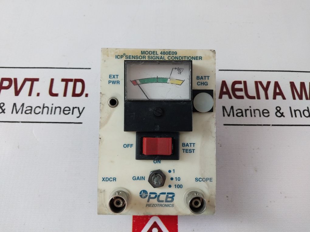 Pcb Piezotronics 480E09 Icp Sensor Signal Conditioner 16937-01 Rev A