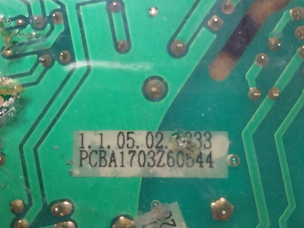 Pcba1703Z60544 Printed Circuit Board 1.1.05.11.0199