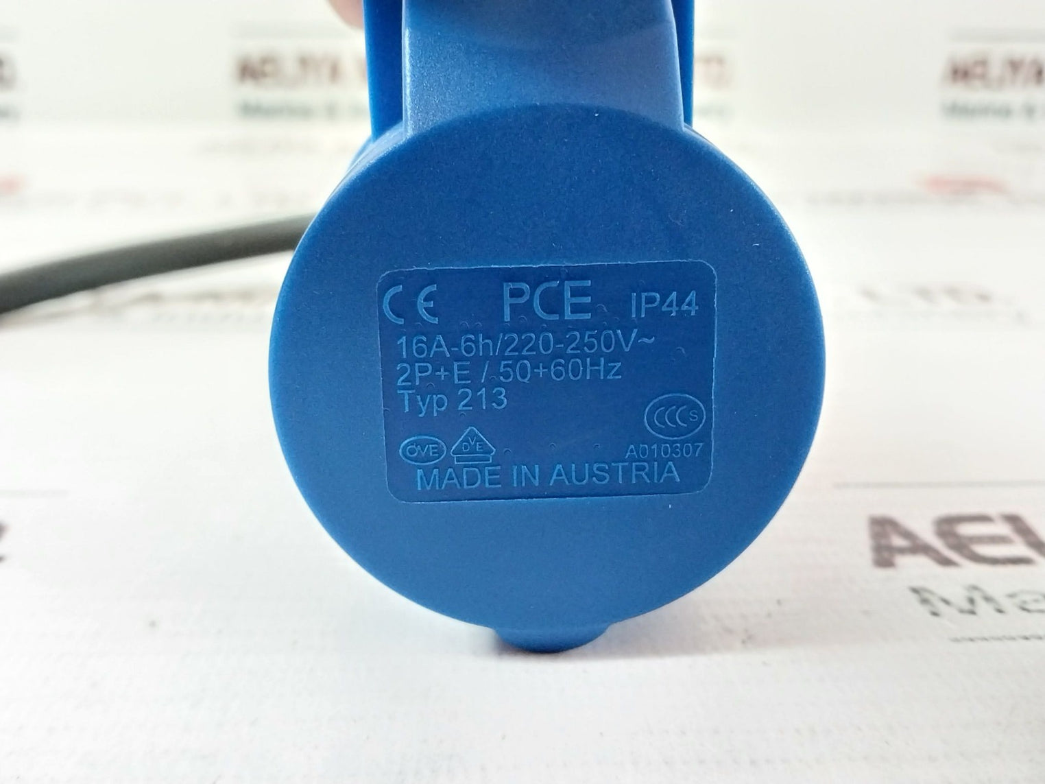 Pce 213 16A-6H/220-250V~ Ac Power Relay Ip44