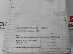 Pce 61132-4 Switch Interlocked Socket