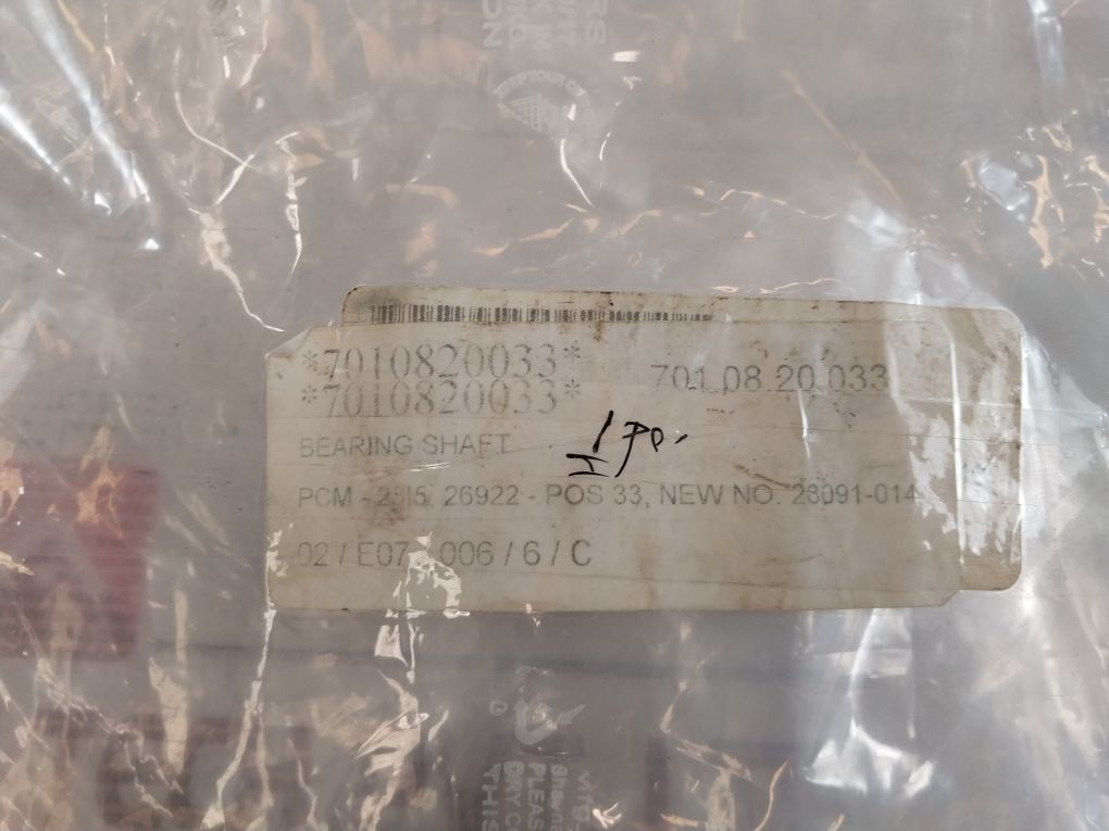 Pcm 26922 Bearing Shaft 26922-0010