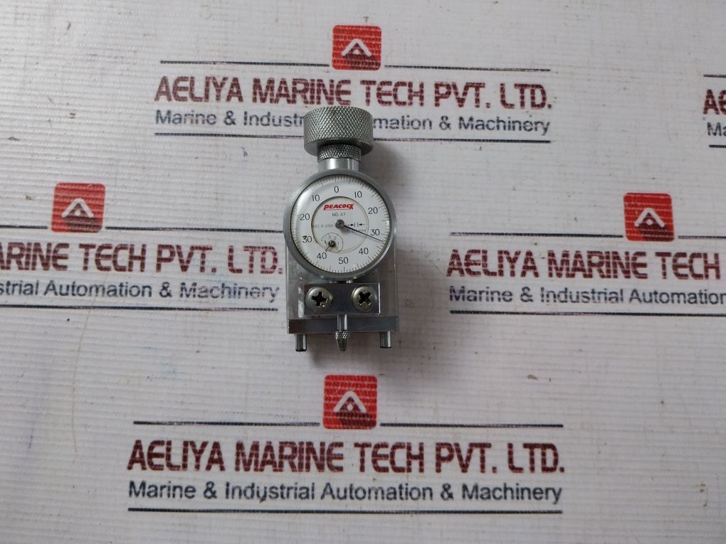 Peacock No.47 Dial Indicator Gauge 0.01 X 4 Mm