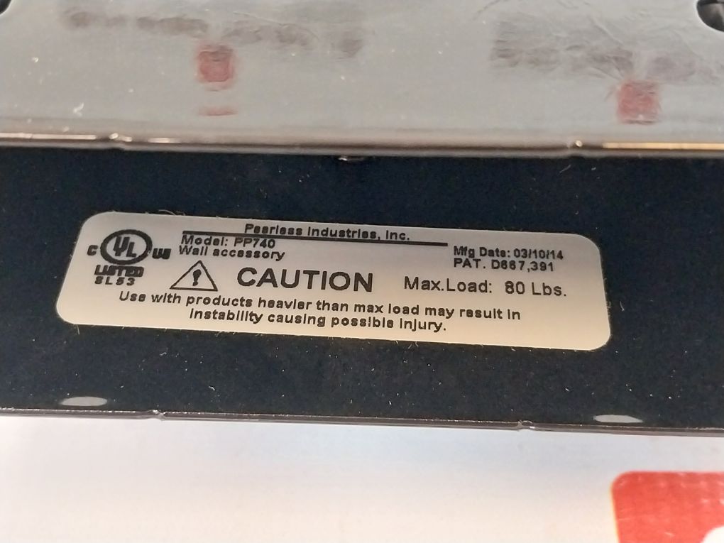 Peerless Industries Pp740 Wall Accessory
