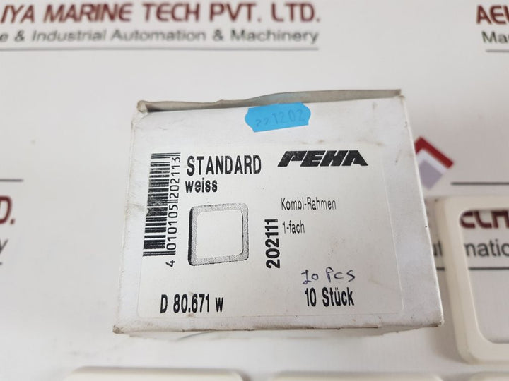 Set Of 10X Peha 80.671 Combination Frame