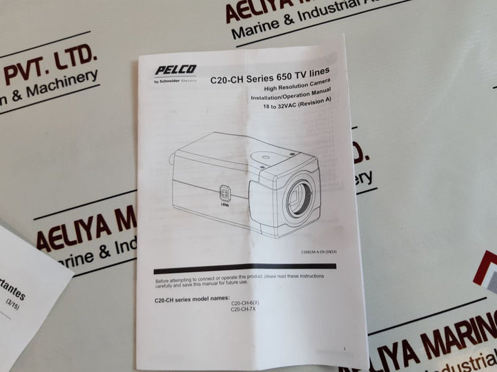 Pelco C20-ch-6 Color Box Camera