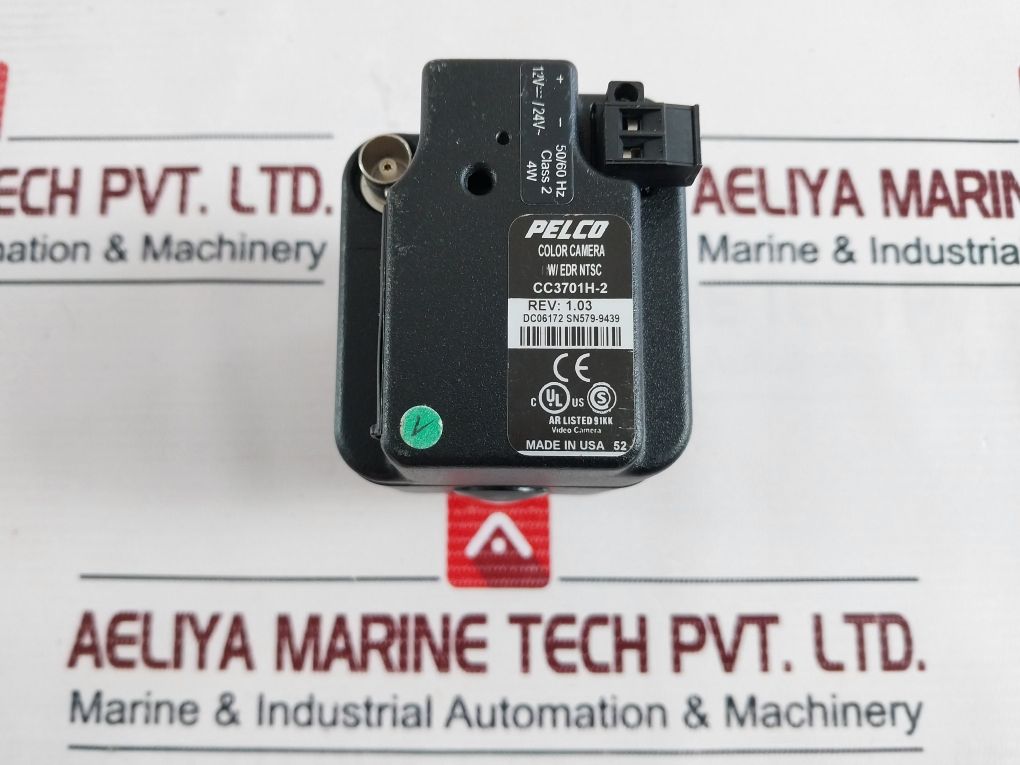 Pelco Cc3701H-2 Dsp Color Ccd Camera Rev 1.03