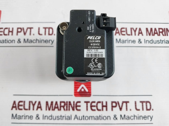 Pelco Cc3701H-2 Dsp Color Ccd Camera Rev 1.03