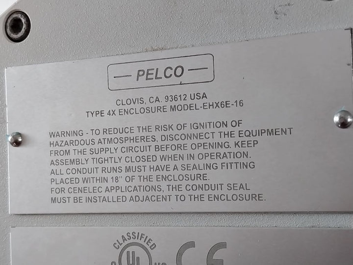 Pelco Ehx6E-16 Outdoor Explosion Proof Enclosure