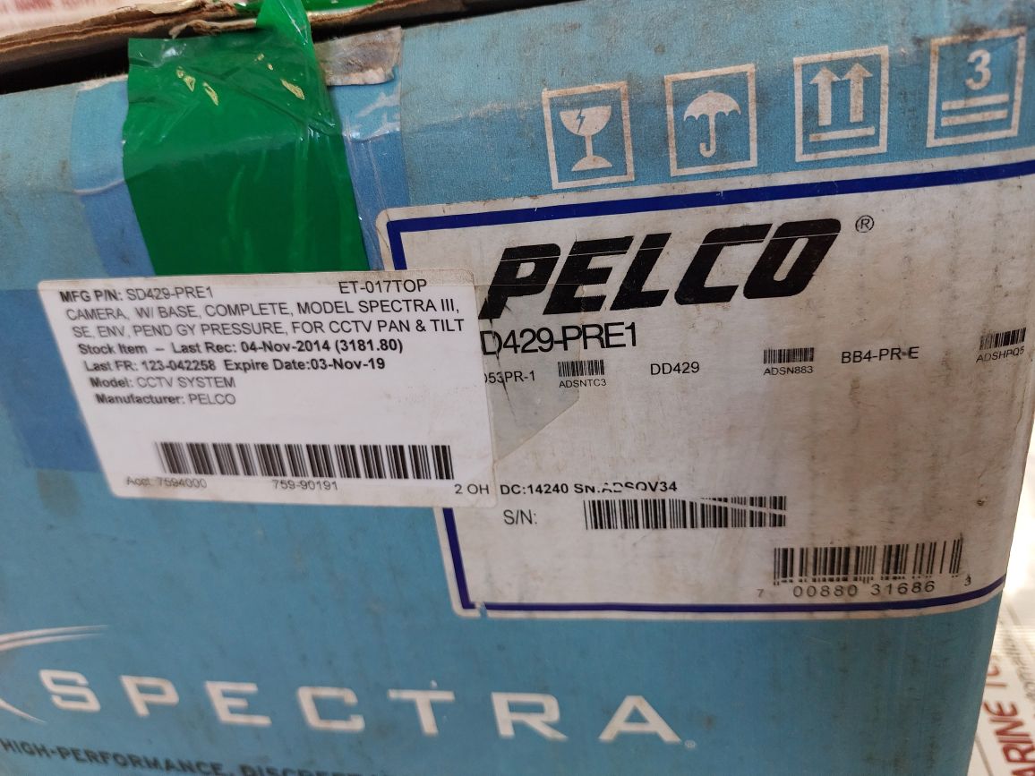 Pelco Bb4-pr-e,Ld53Pr-1, Vk-s625N High-performance Discreet Video Camera