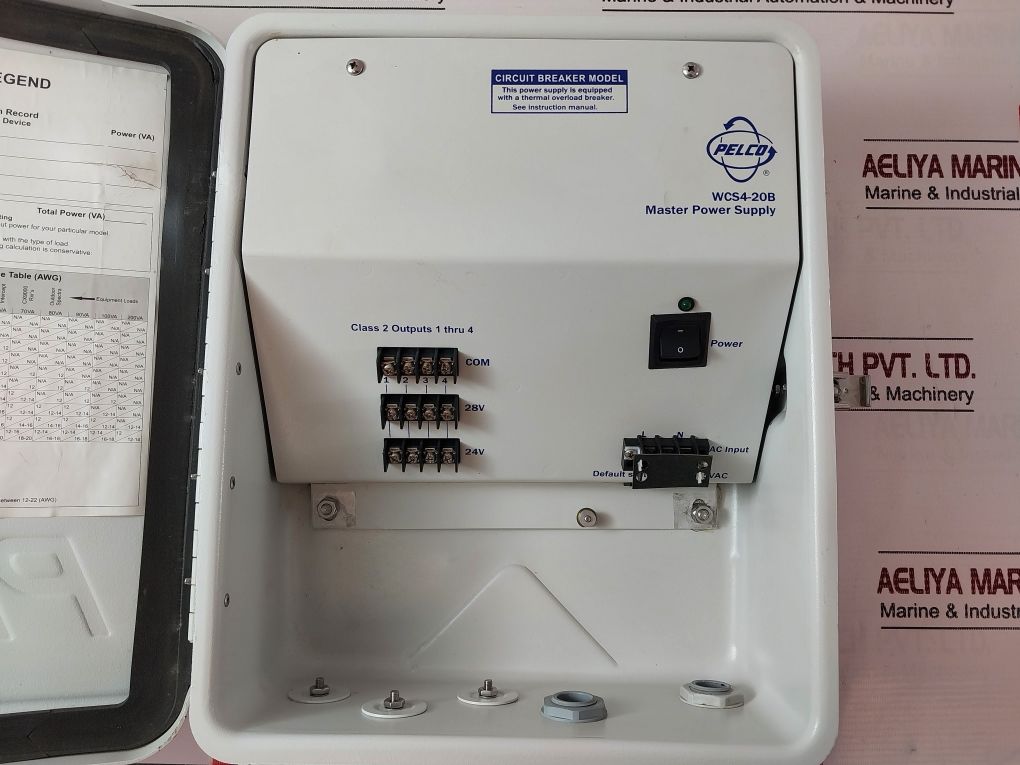 Pelco Wcs4-20B Master Power Supply