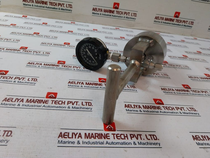 Pelican 1600 Case Pressure Gauge ,Valve & Hose Set