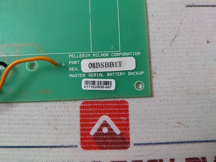 Pellerin Milnor 08Bsbb1T Master Serial Battery Backup Board