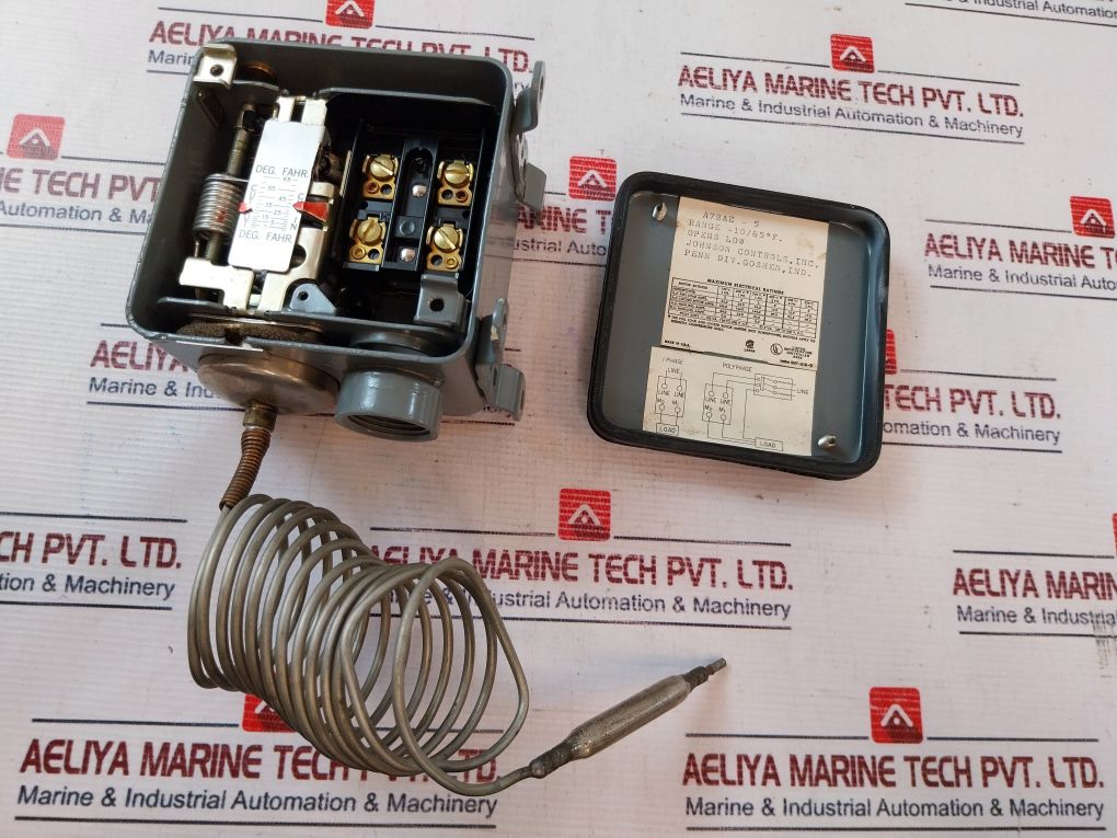 Penn/Johnson Controls A72Ae-5 Temperature Control 600Vac 300Vdc