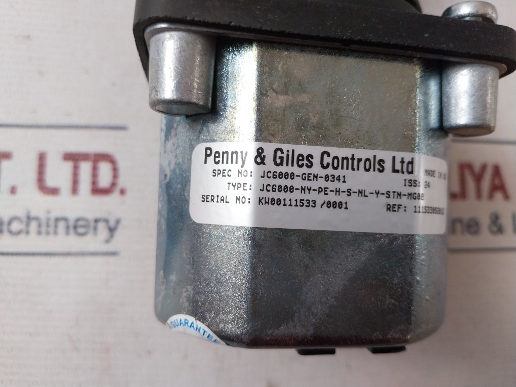 Penny & Giles Controls Jc6000-gen-0341 Rugged Multi-axis Joystick Controller