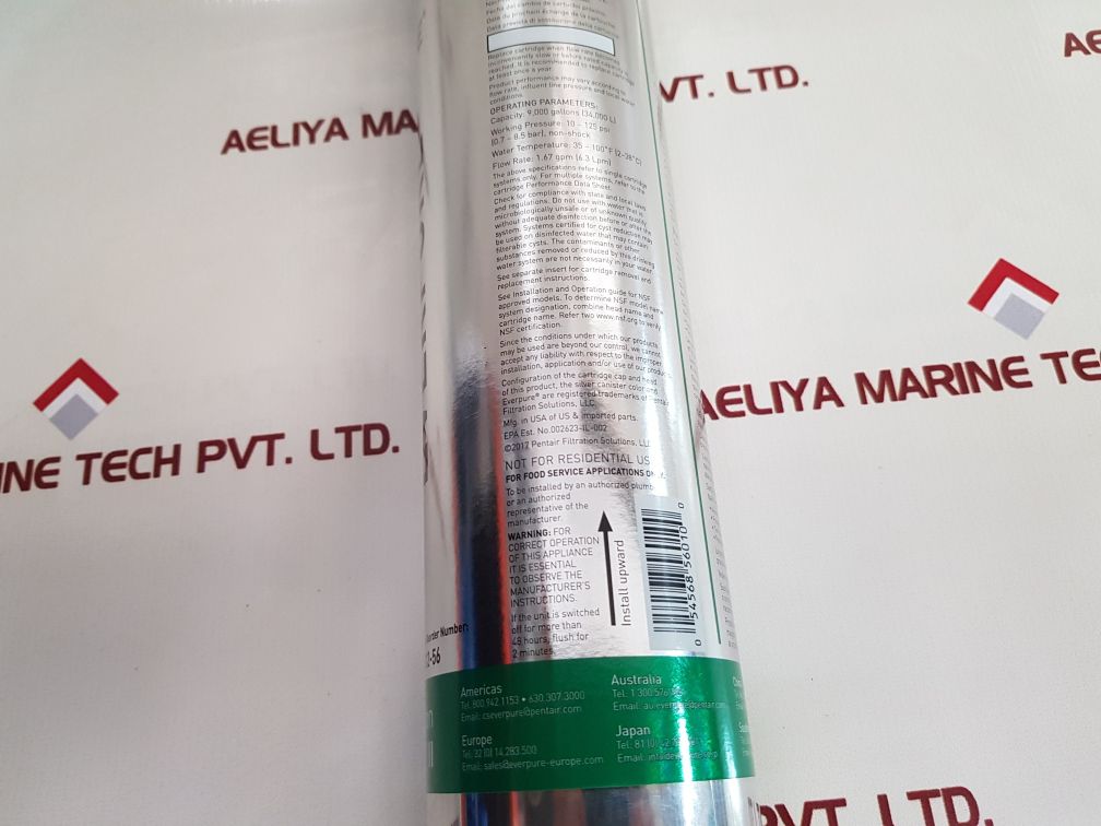 Pentair Everpure Ev9612-56 Water Filter