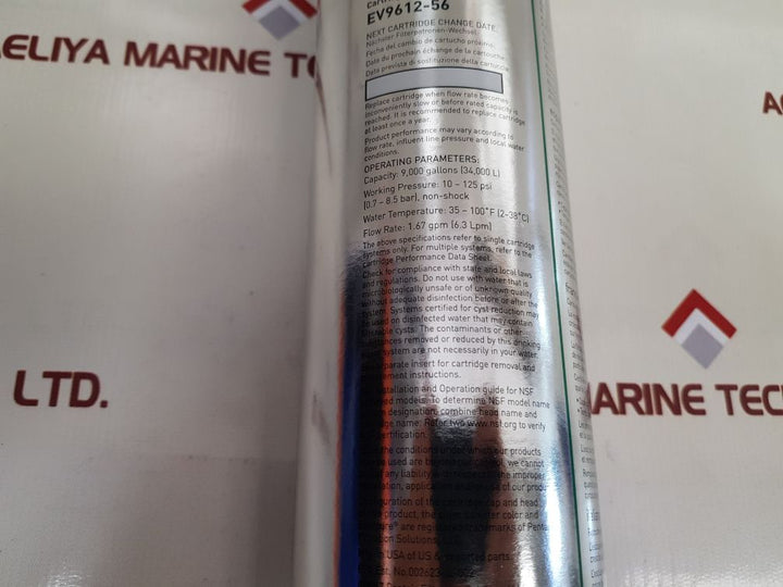 Pentair Everpure Ev9612-56 Water Filter New One