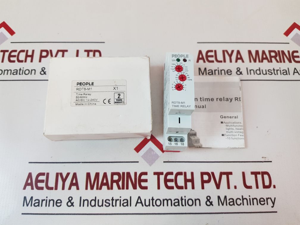 People Rdt8-m1 Multifunction Time Relay