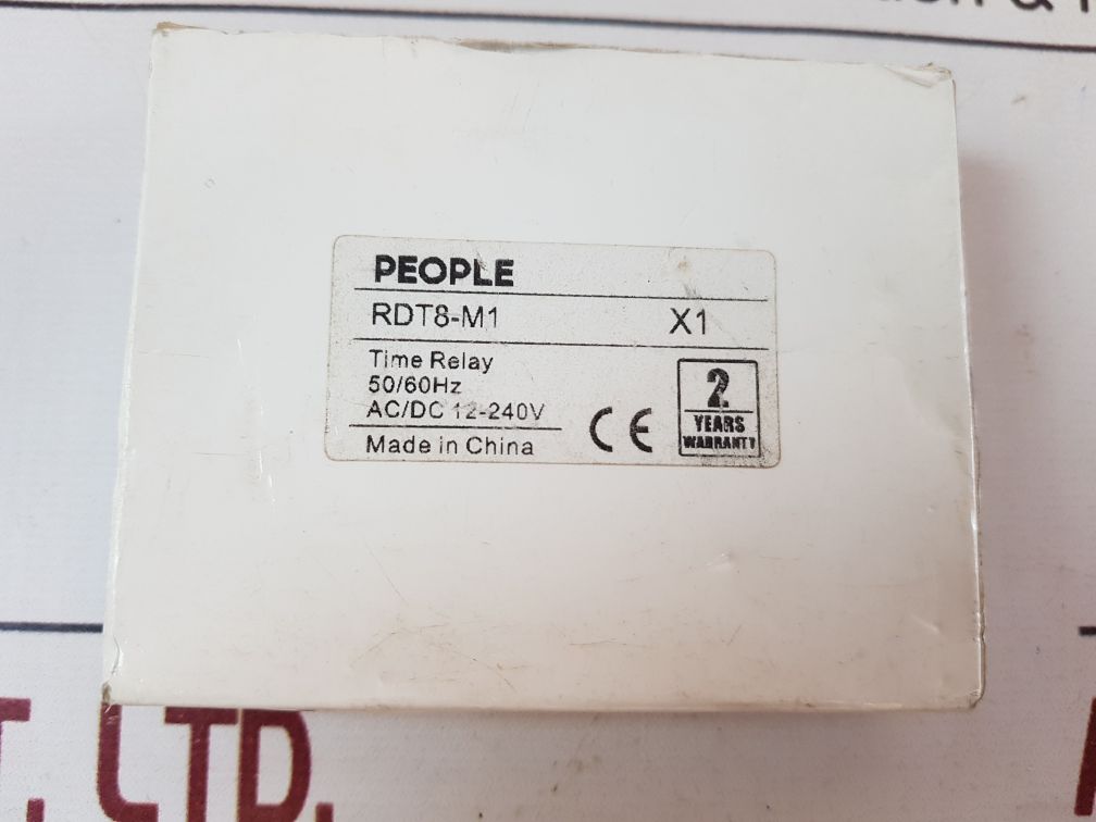 People Rdt8-m1 Multifunction Time Relay