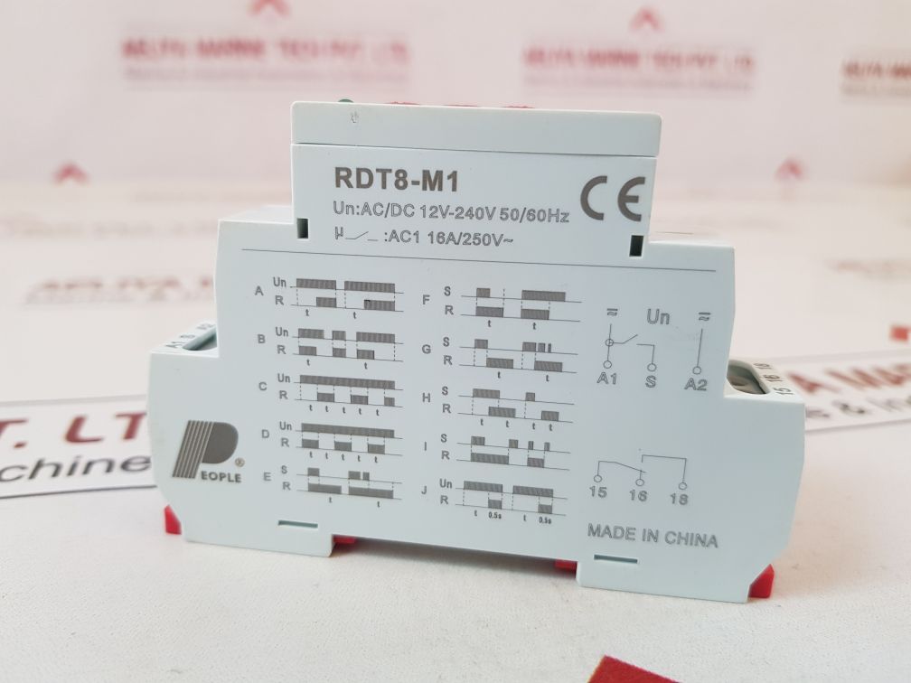 People Rdt8-m1 Multifunction Time Relay