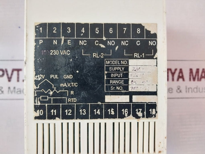 Pepl Digital Controller 230Vac