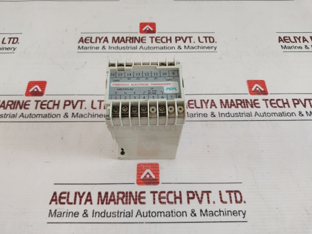 Pepl Pyrotech Electrical Transducer 230 Ac