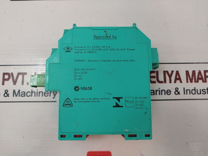 Pepperl+Fuchs 231197 Frequency Converter With Trip Value Kfu8-ufc-ex1.D Ac 253V