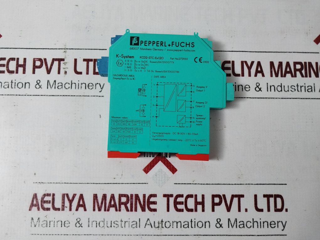 Pepperl+Fuchs Kcd2-stc-ex1.2O Safety Barrier 272955