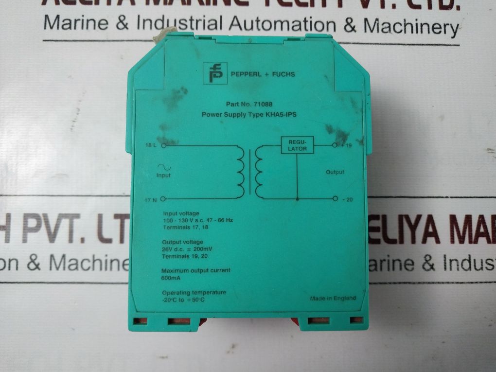 Pepperl+Fuchs Kha5-ips Power Supply 71088