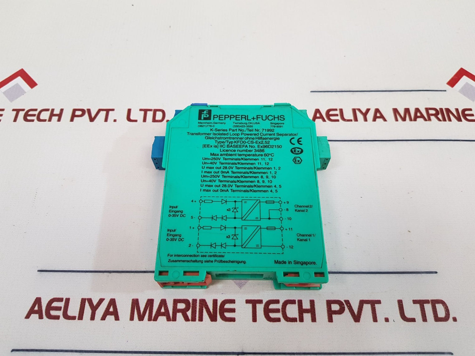 Pepperl+Fuchs K-series 71992 Potentiometer Converter