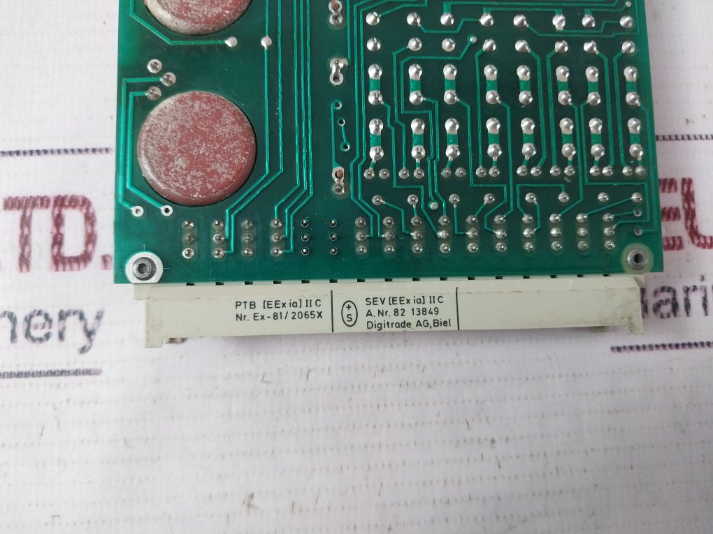Pepperl+Fuchs Eg4-r 07219 Amplifier Connection Module Assembly