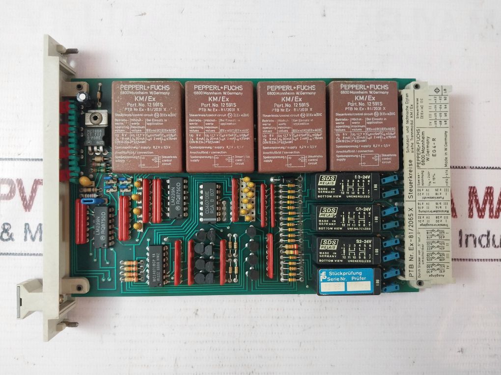 Pepperl+Fuchs Eg4-r 07219 Amplifier Connection Module Assembly