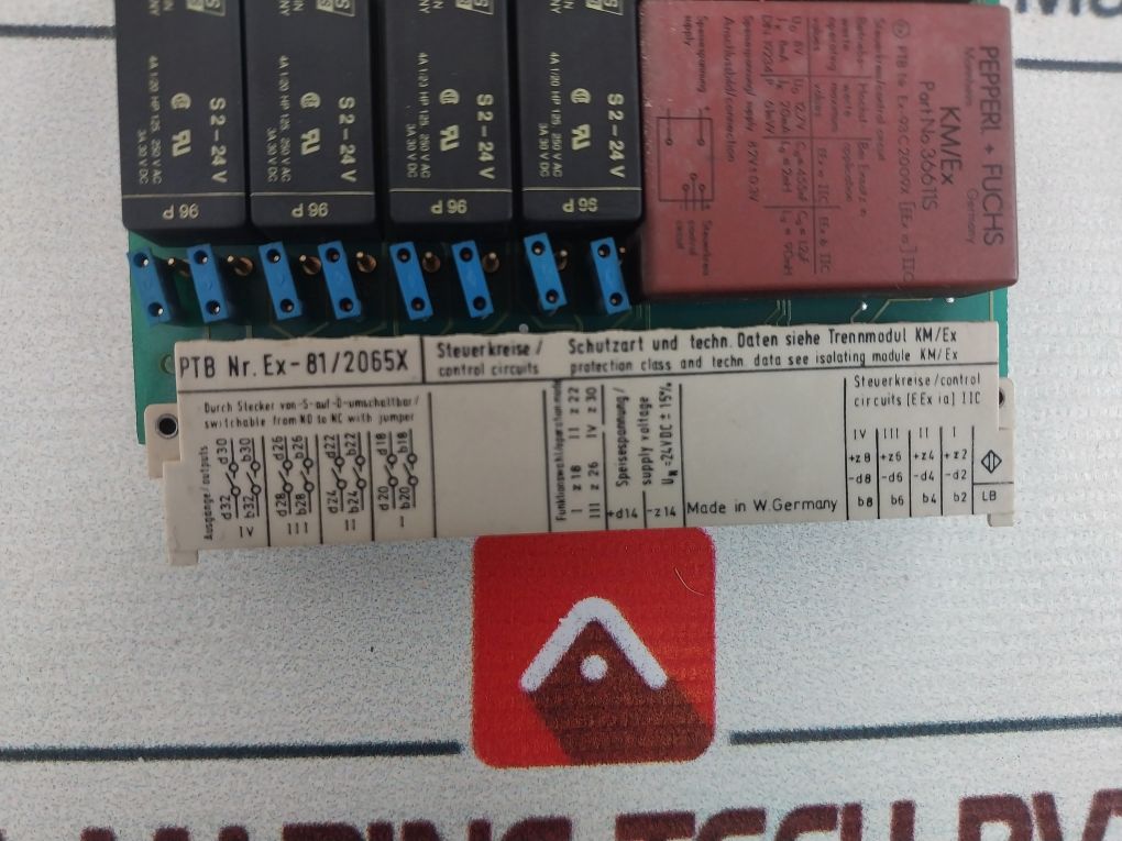 Pepperl+Fuchs Eg4-r Switch Amplifier Connection Module