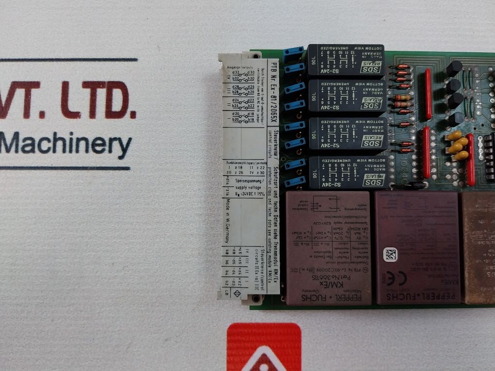 Pepperl+Fuchs Eg4-r Switch Amplifier Connection Module 