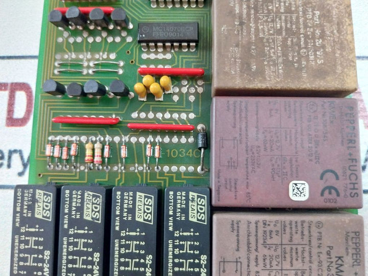 Pepperl+Fuchs Eg4-r Switch Amplifier Connection Module 