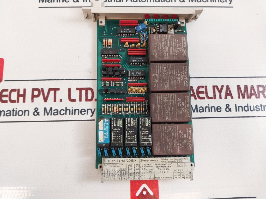 Pepperl+Fuchs Eg4-r Switch Amplifier Connection Module 12 591S