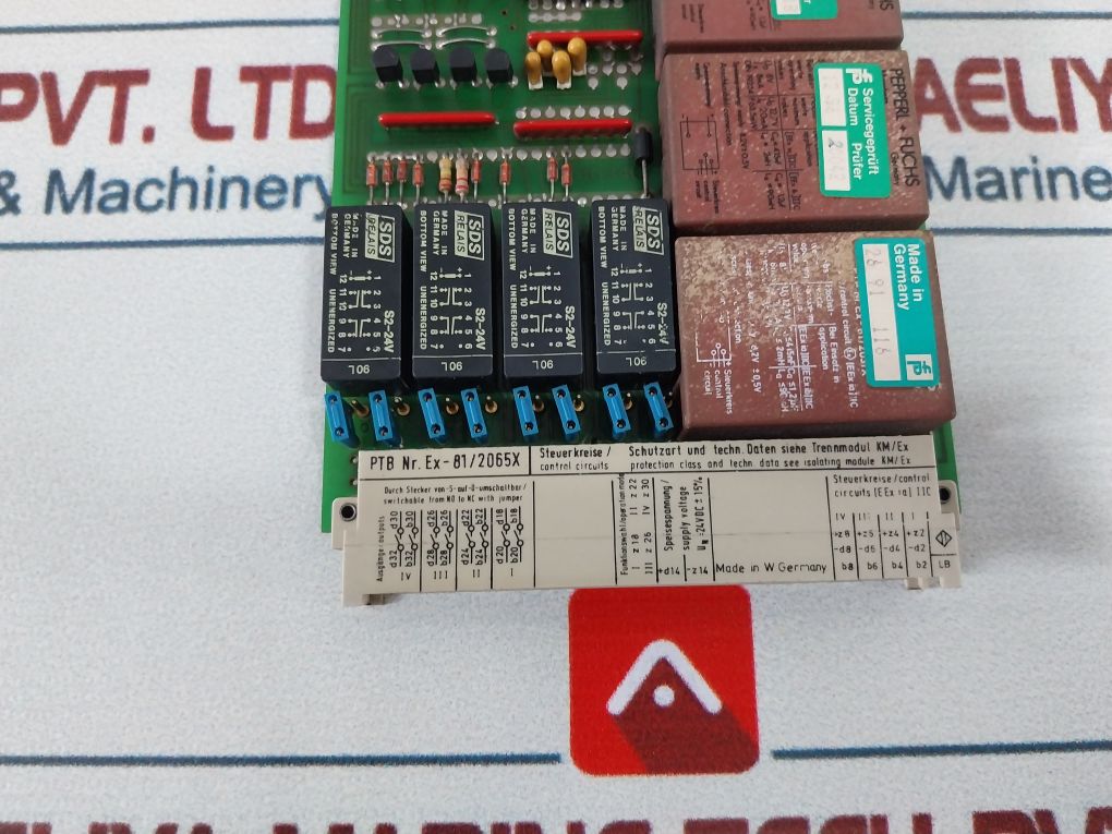 Pepperl+Fuchs Eg4-r Switch Amplifier Module 24V Dc