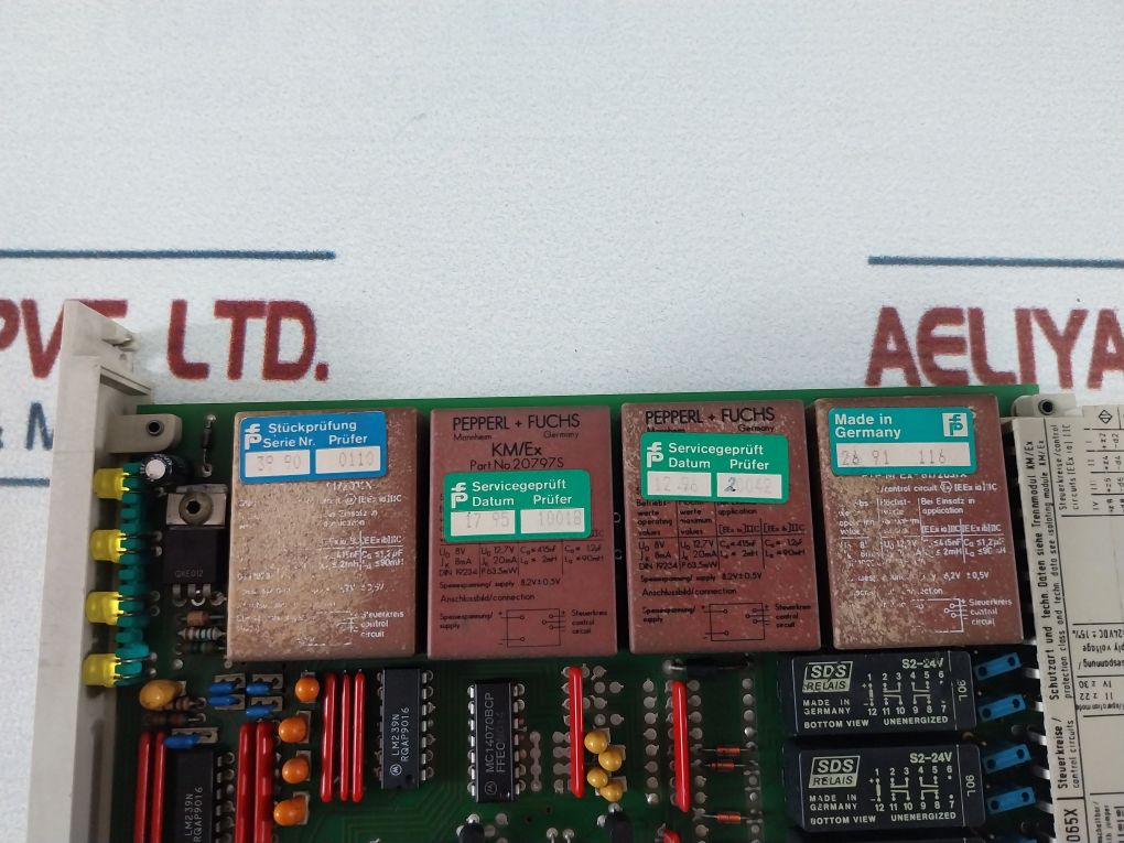 Pepperl+Fuchs Eg4-r Switch Amplifier Module 24V Dc