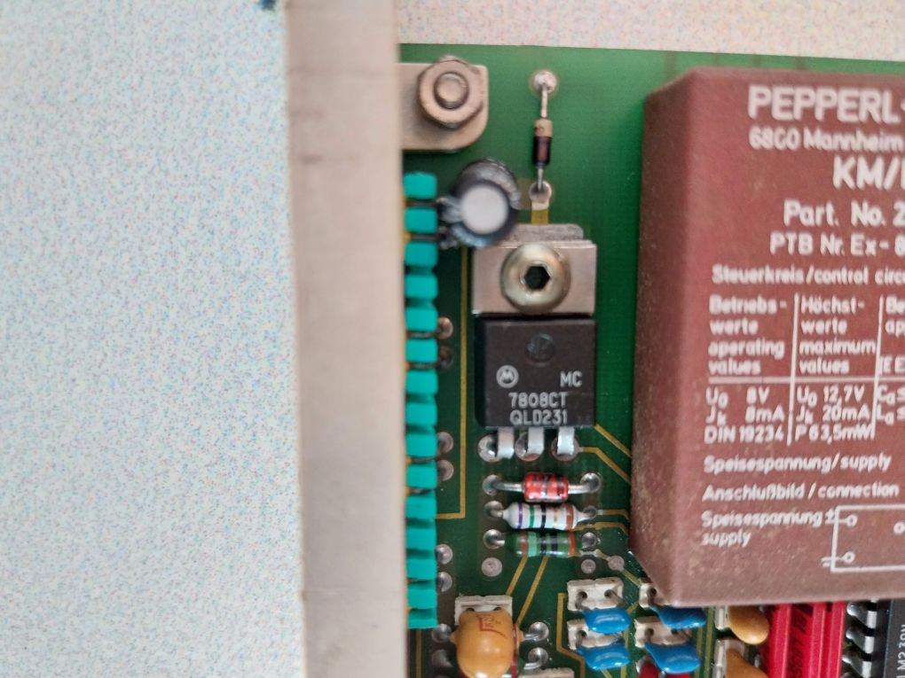 Pepperl+Fuchs Eg4-r 07219 Switch Amplifier Module