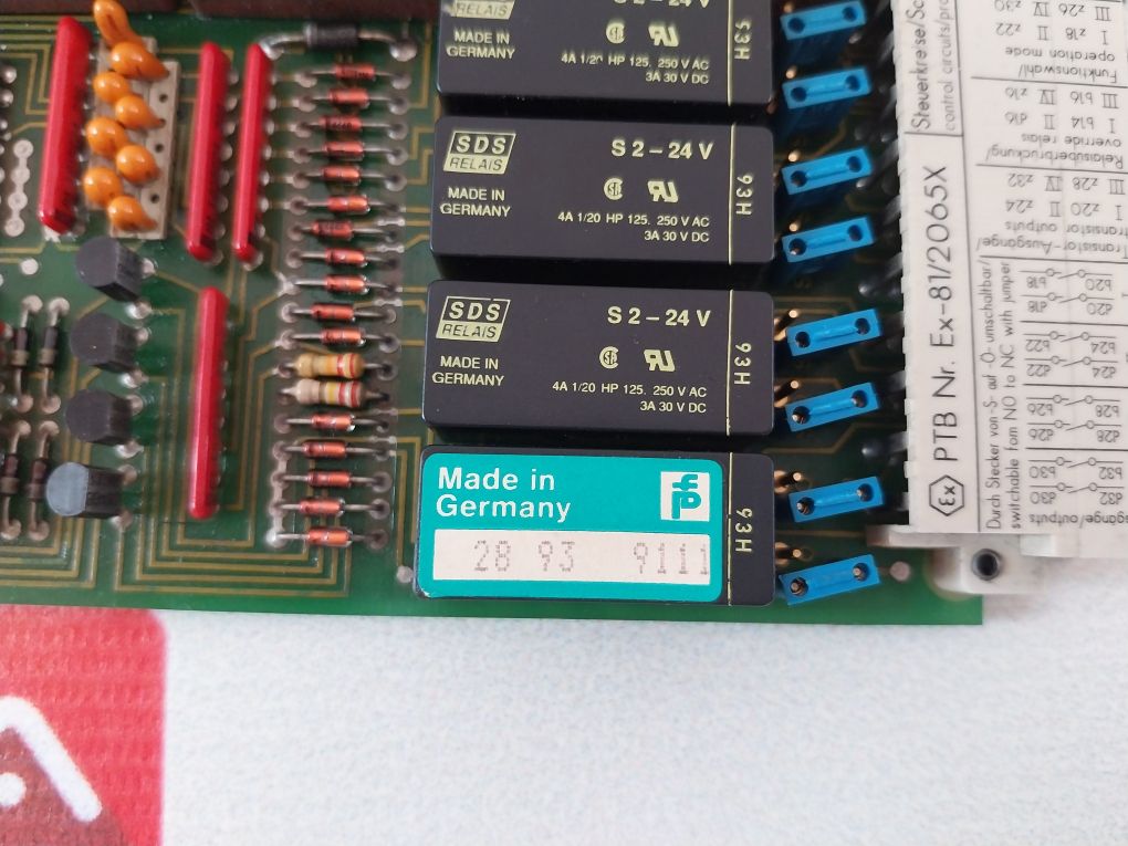 Pepperl+Fuchs Eg4-r 07219 Switch Amplifier Module