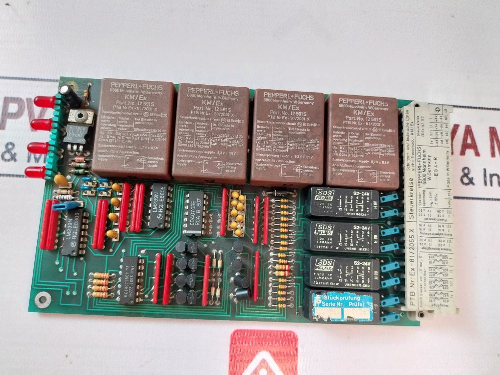 Pepperl+Fuchs Eg4-r Switch Amplifier Module Ex-81/2065X