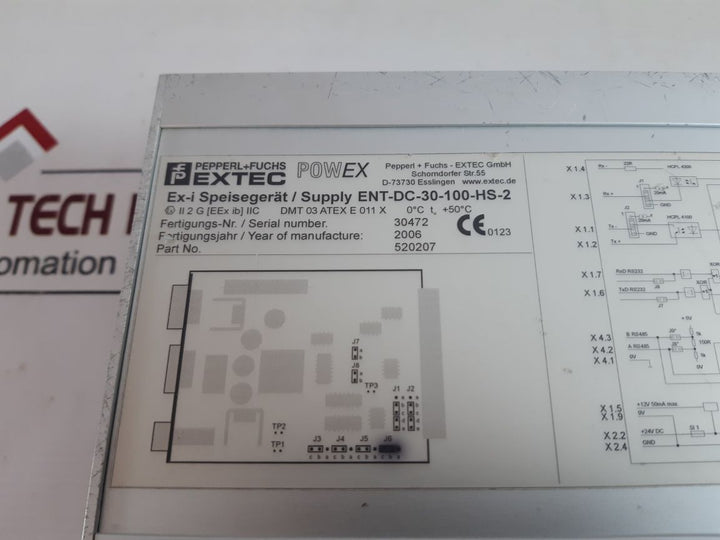 Pepperl+Fuchs Ent-dc-30-100-hs-2 Power Supply 520207