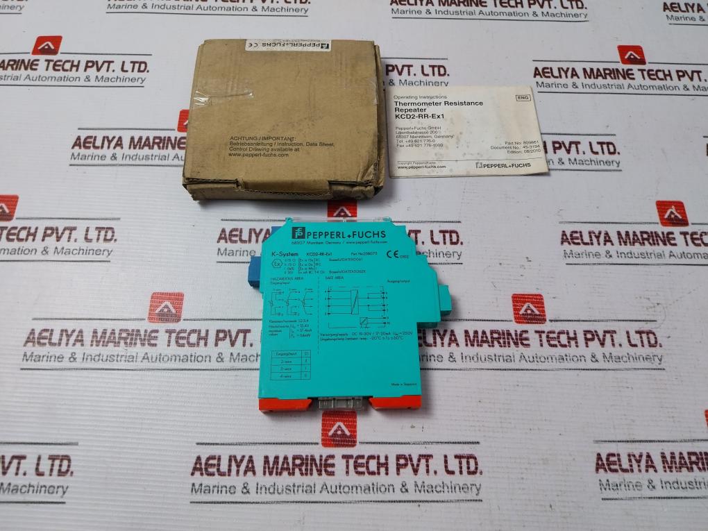 Pepperl+Fuchs Kcd2-rr-ex1 Thermometer Resistance Repeater 258075
