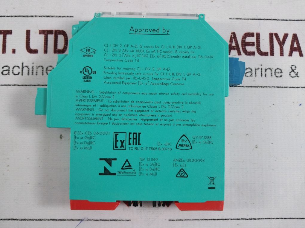 Pepperl+Fuchs Kcd2-scd-ex1 Switching Amplifier 232717 